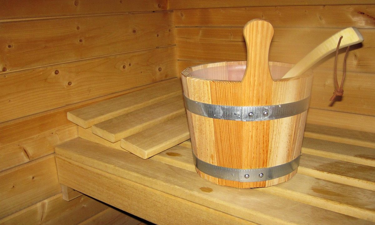 Alpine sauna at Cliffside Spa