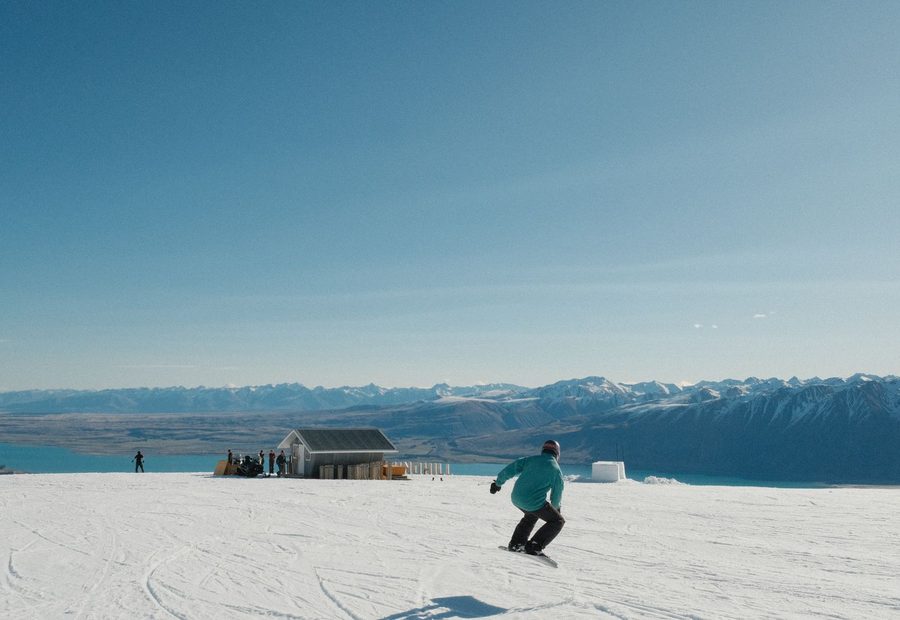 Ski field above Queenstown